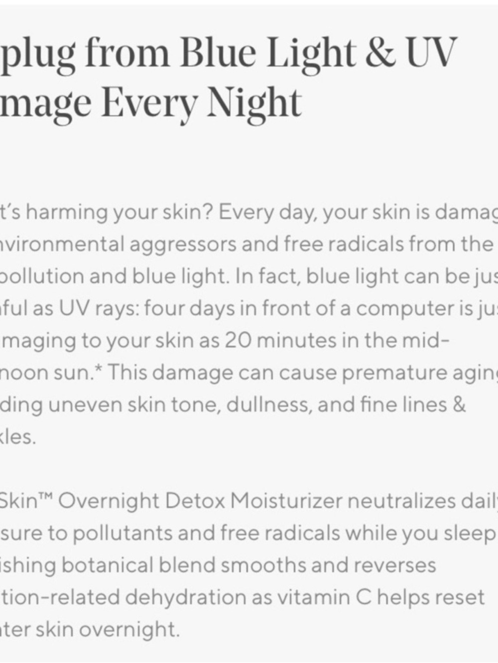 MURAD City Skin Overnight Detox Moisturizer 1.7oz - Picture 15 of 16